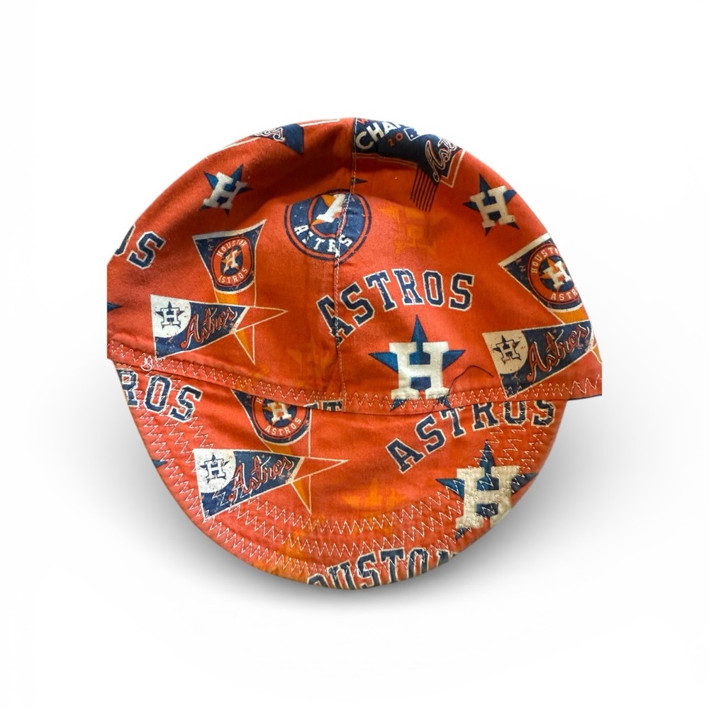 Vintage Houston Astros Orange Handmade Cap